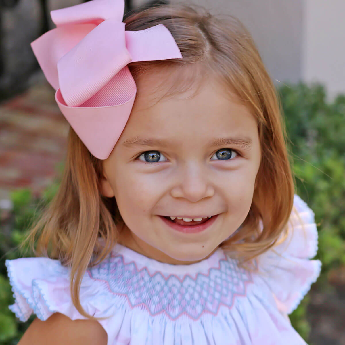 Geometric Smocked Bunny Bloom Bubble
