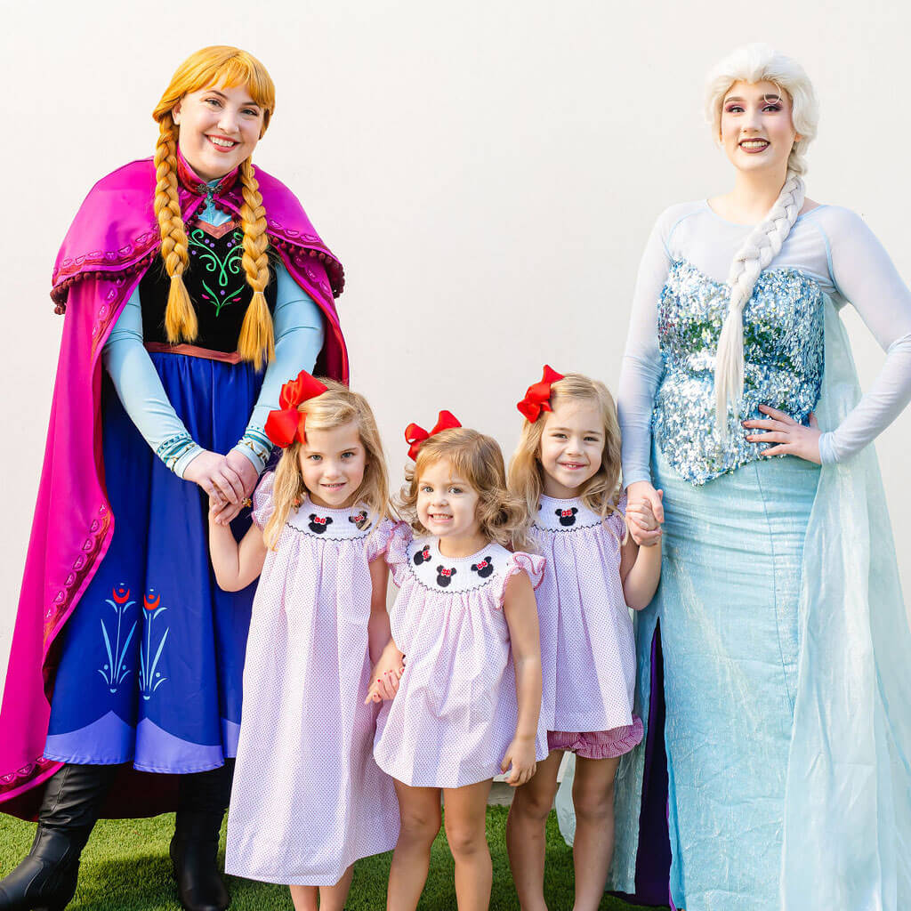 Mouse Ears Smocked Dress Red Dot