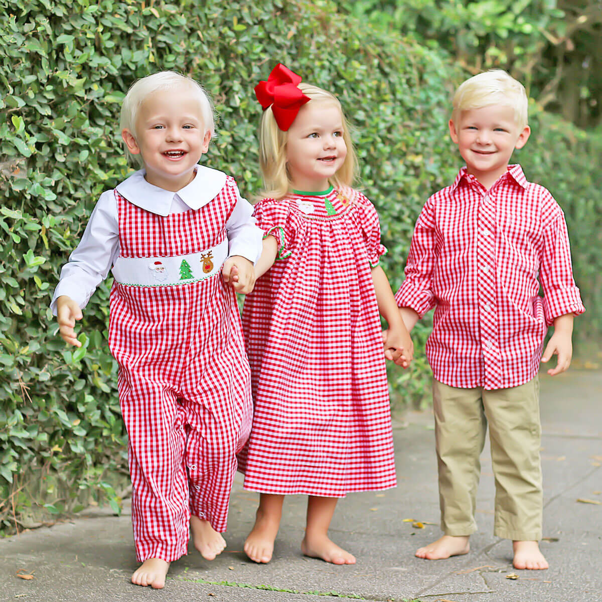 Christmas Smocked Longall