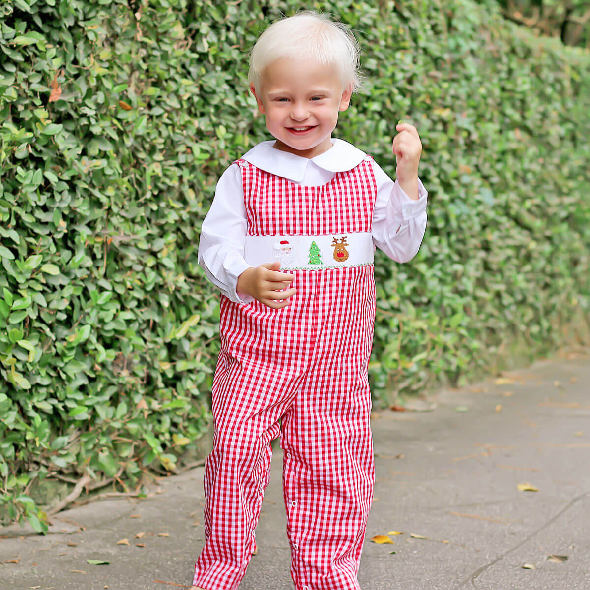 Christmas Smocked Longall