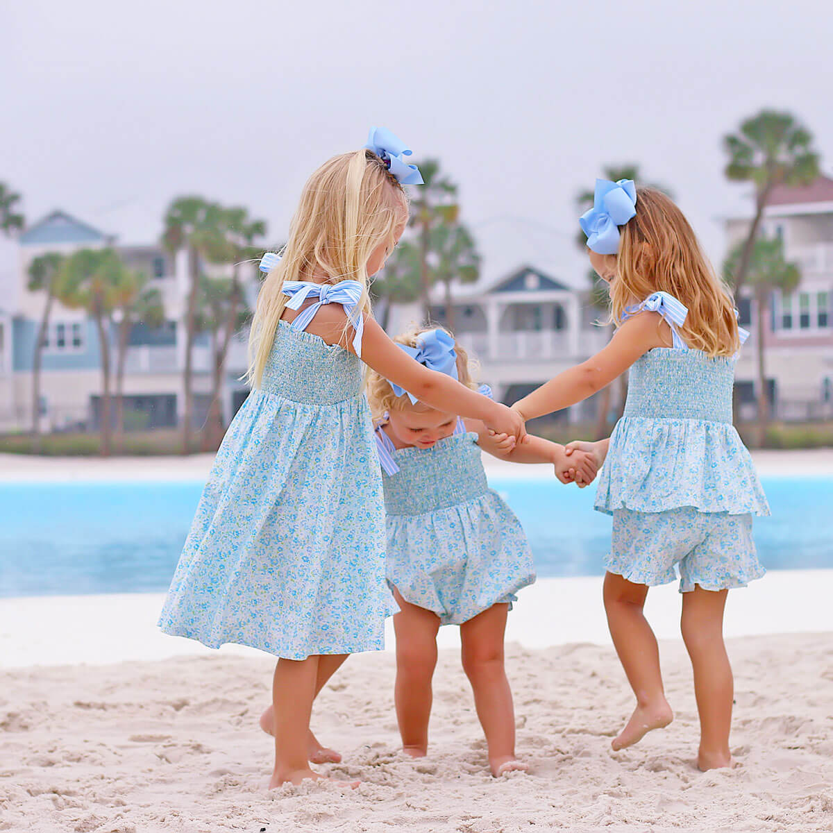 Buttercup Blooms Tie Strap Short Set