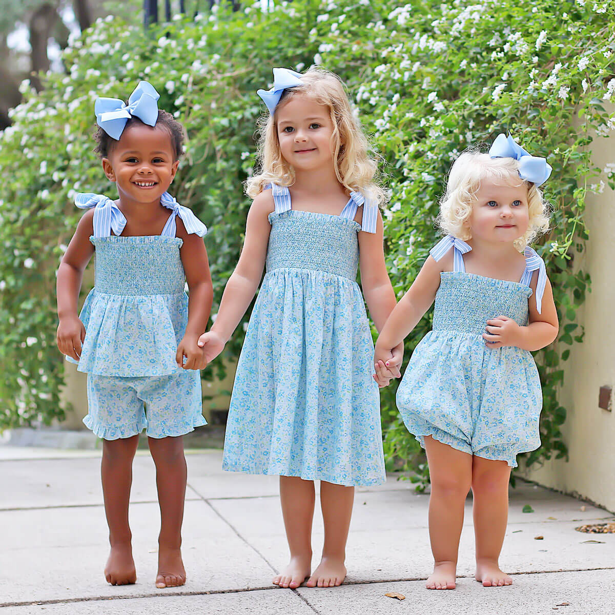 Buttercup Blooms Tie Strap Short Set