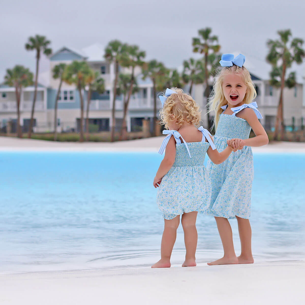 Buttercup Blooms Tie Strap Short Set