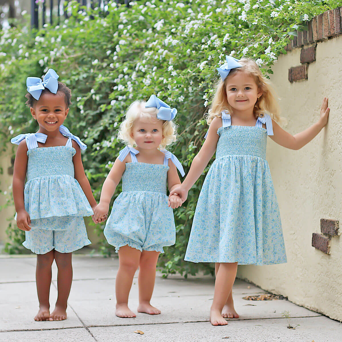 Buttercup Blooms Tie Strap Short Set