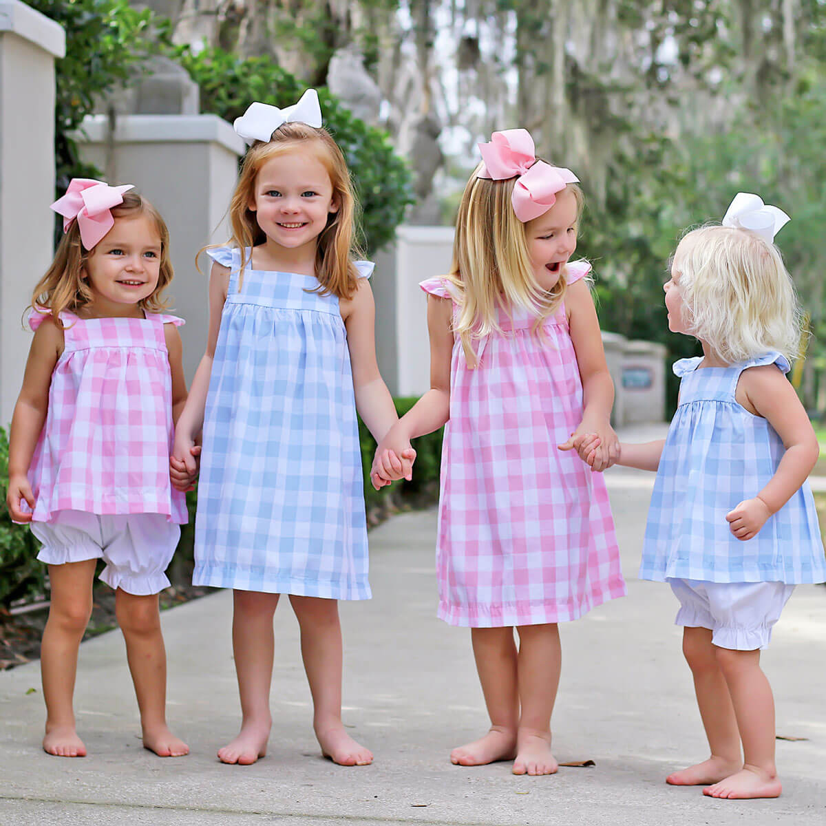 Blue Check Amy Bloomer Set