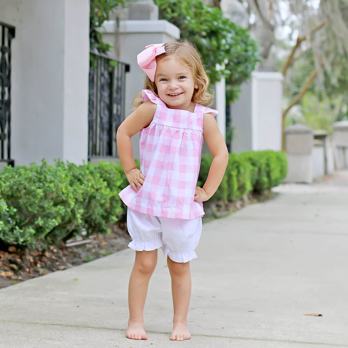 Pink Check Amy Bloomer Set