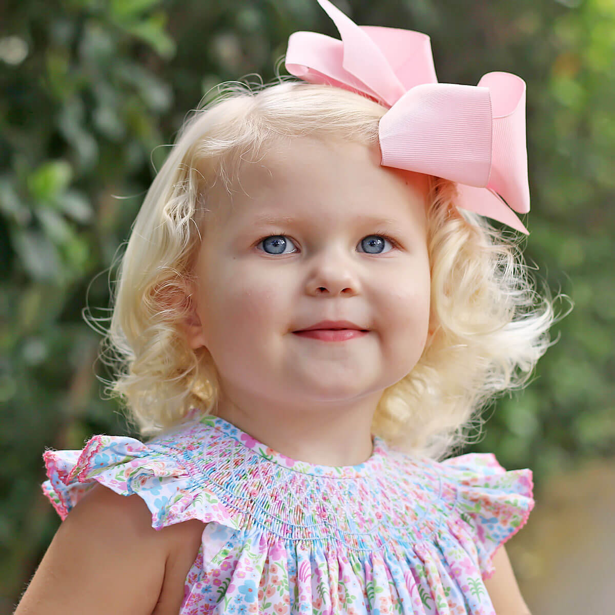 Spring Garden Smocked Bloomer Set