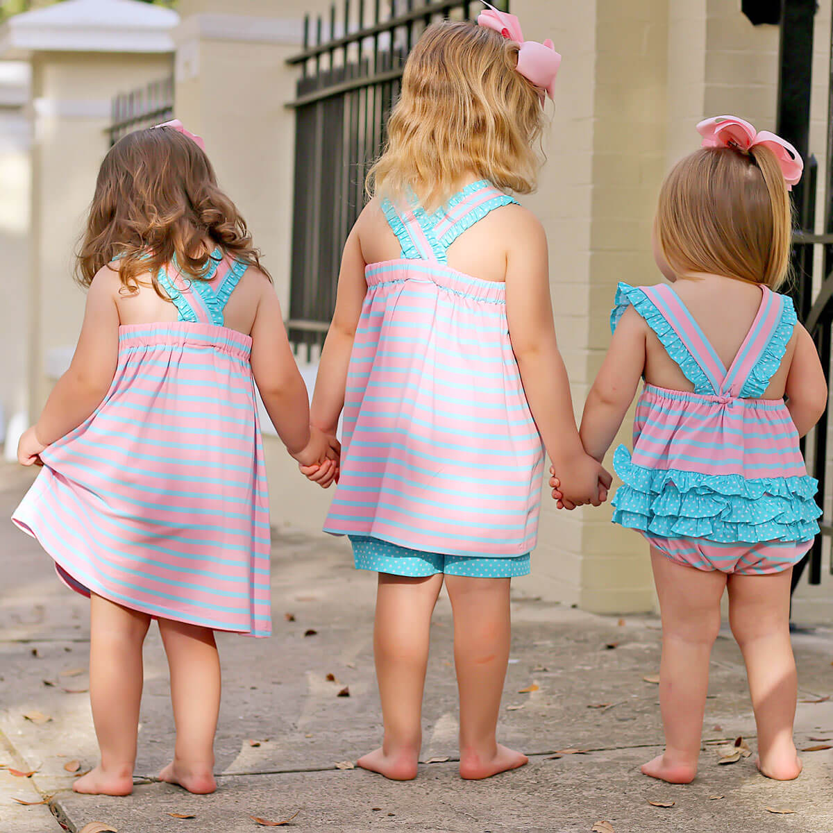 Under The Sea Mermaid Pink Knit Ruffle Bubble