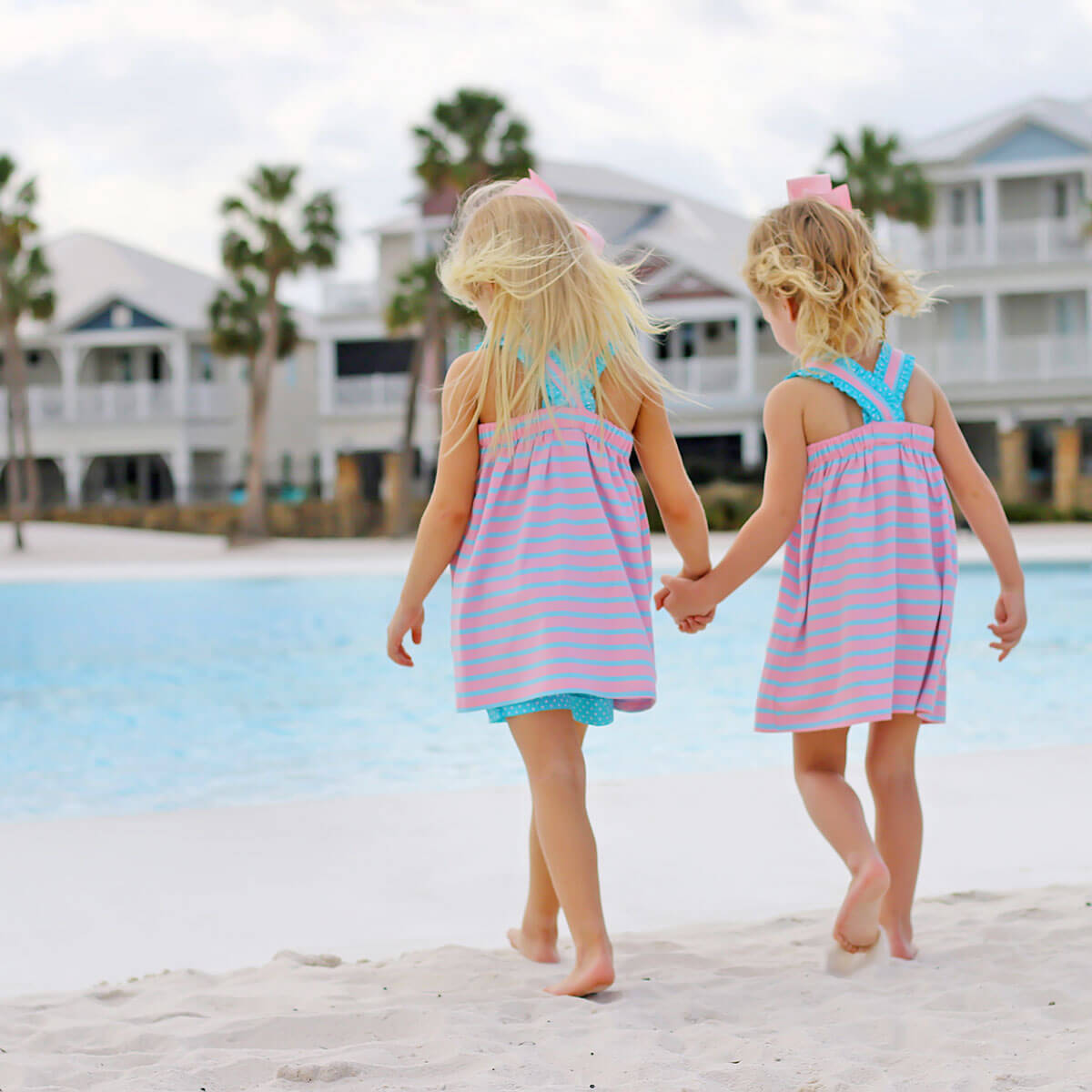 Under The Sea Mermaid Pink Knit Short Set