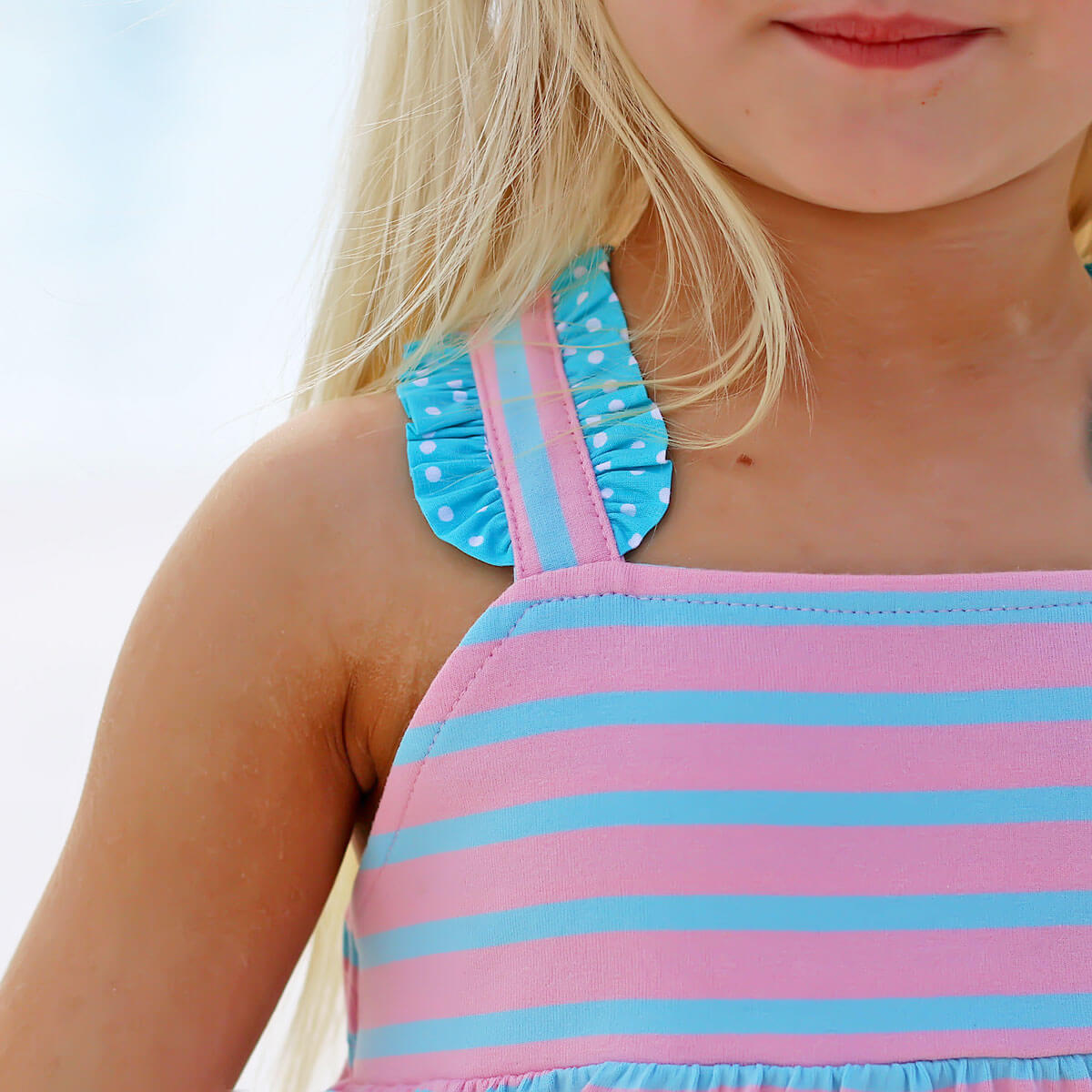 Under The Sea Mermaid Pink Knit Short Set