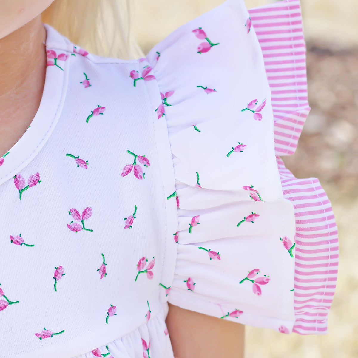 Pink Rosebud Maeve Short Set