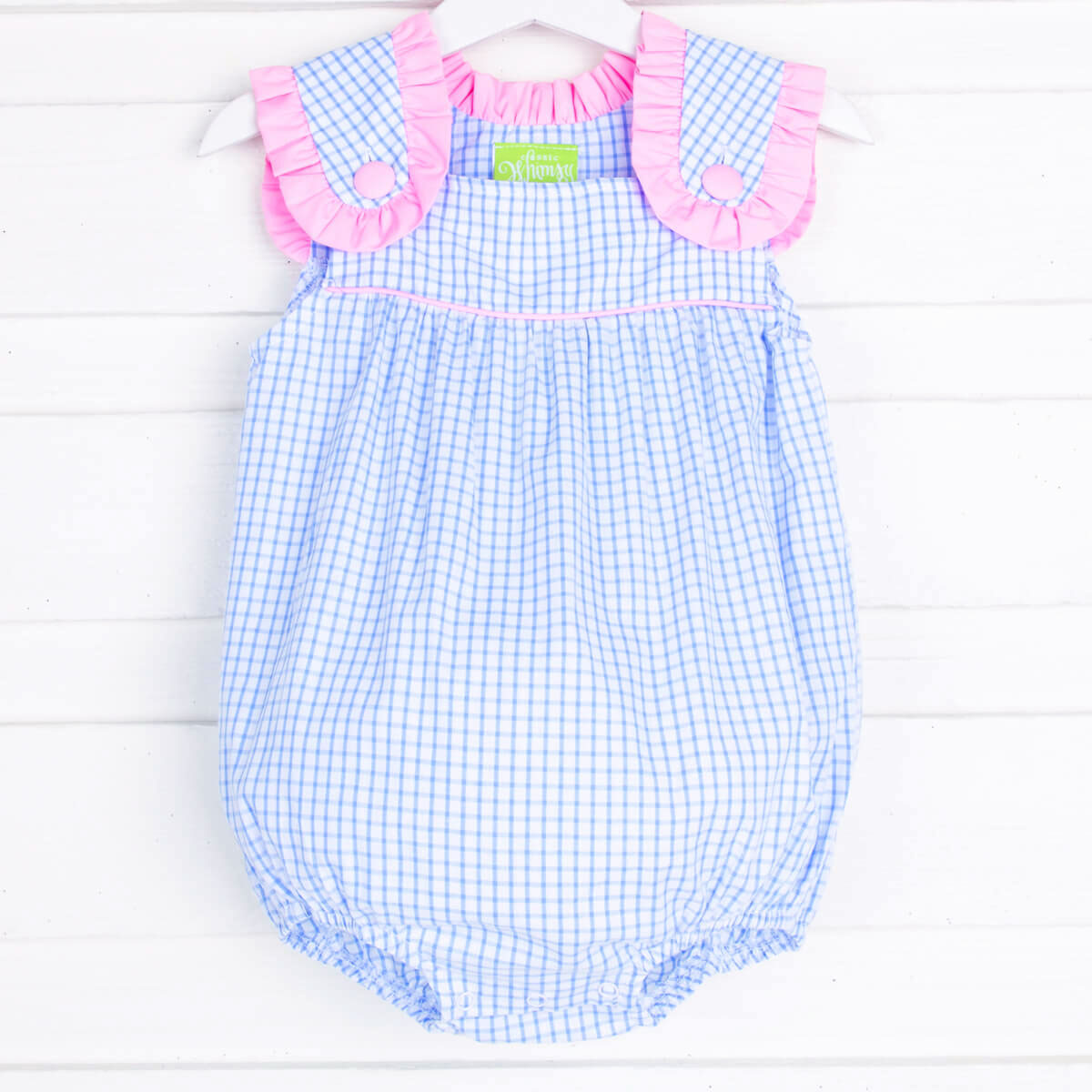 Blue Windowpane Lulu Bubble