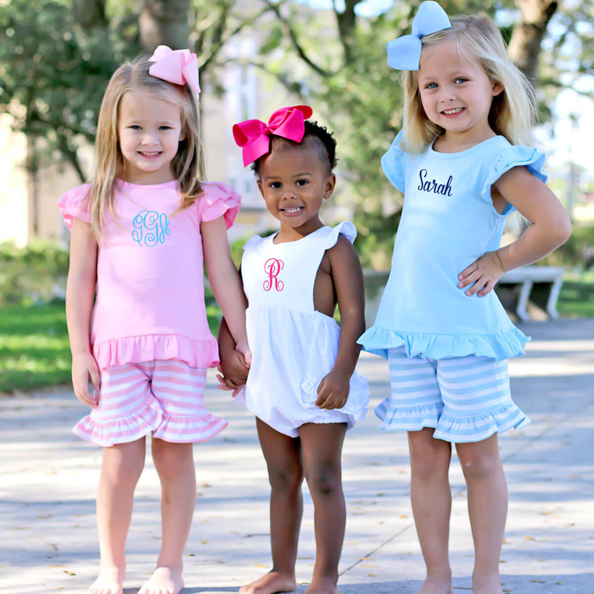 Solid White Knit Ruffle Bubble