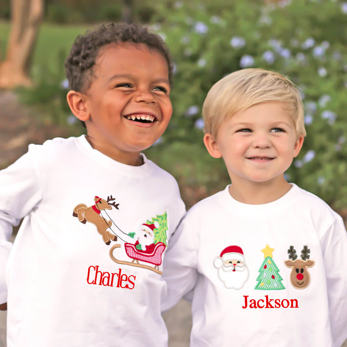 Christmas Cheer White Long Sleeve Shirt