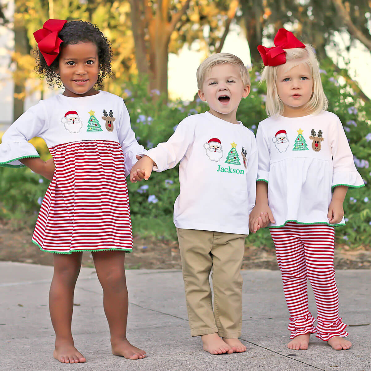 Christmas Cheer White Long Sleeve Shirt