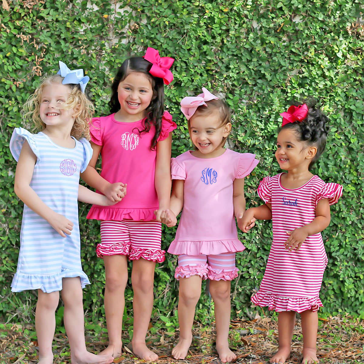 Light Blue Wide Stripe Milly Dress