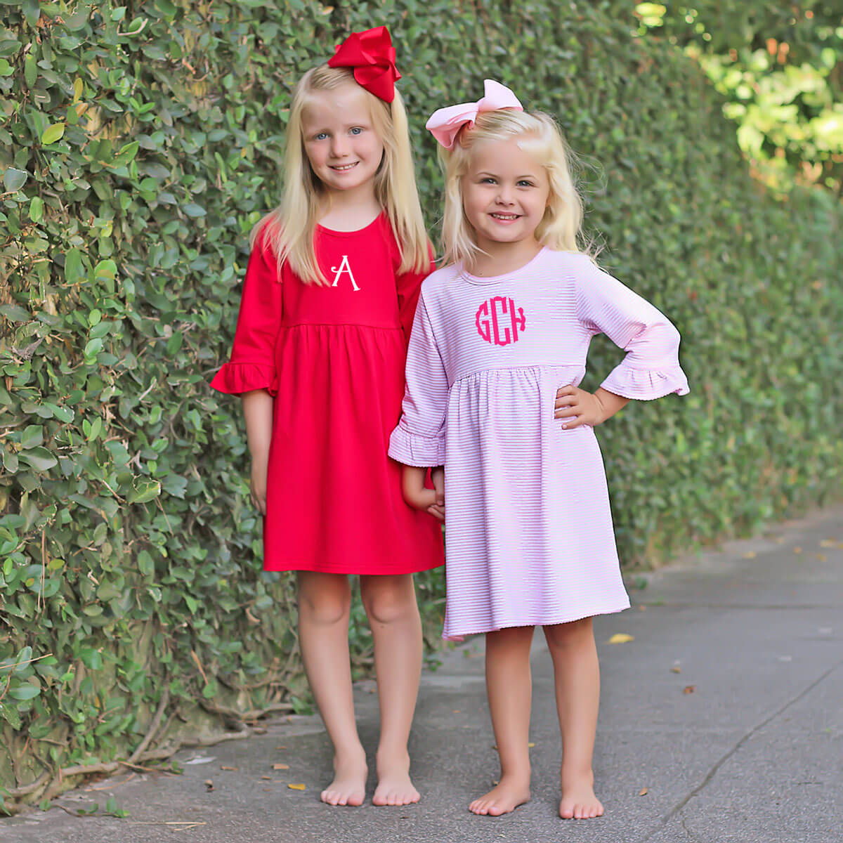 Pink Stripe Sophia Dress