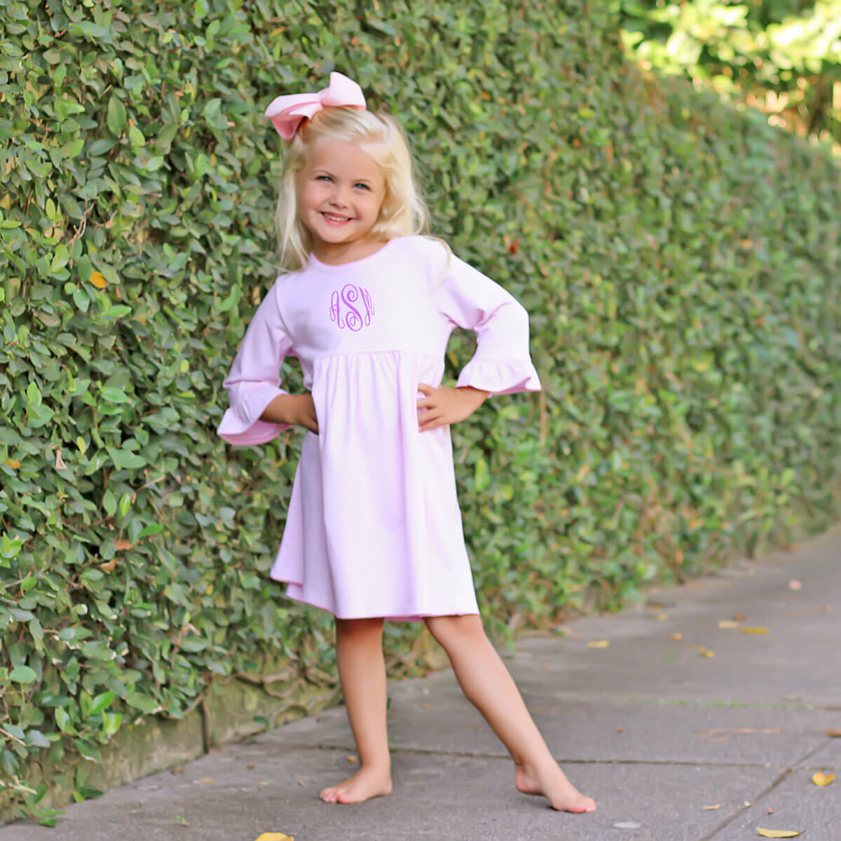 Pink Stripe Sophia Dress