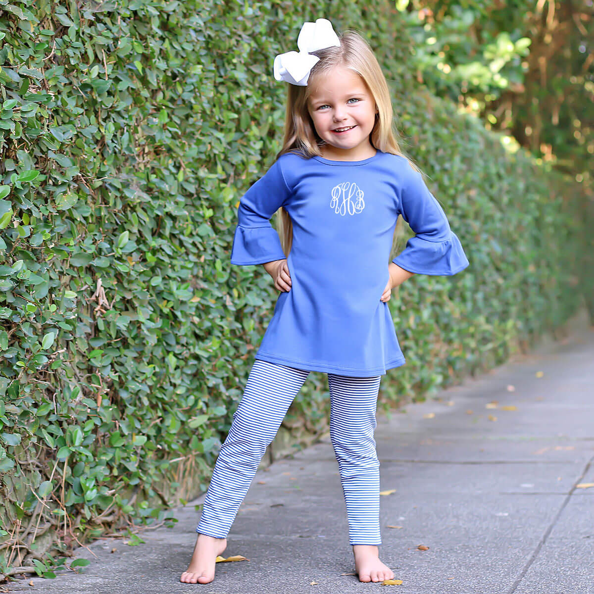 Blue Stripe Legging