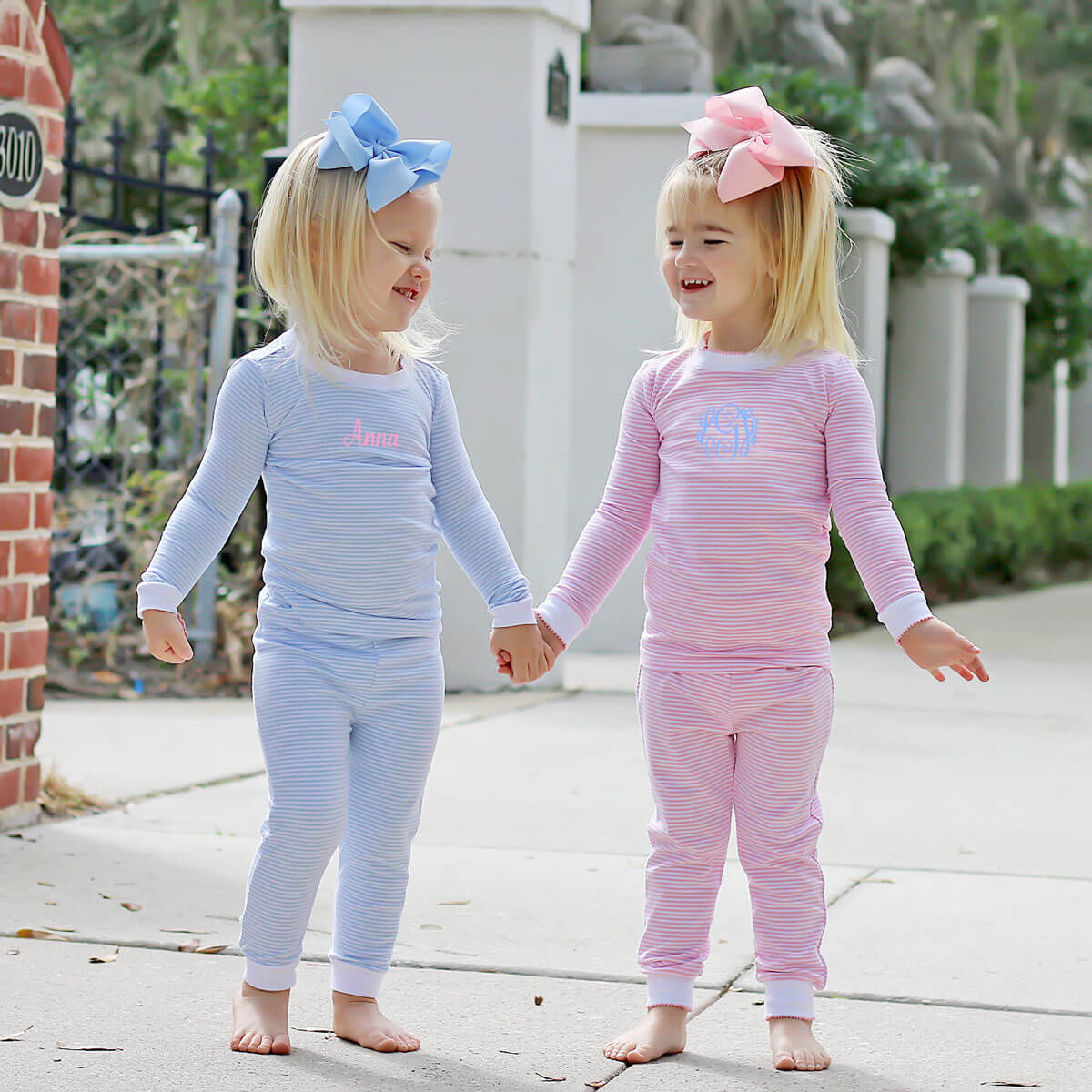 Light Blue Stripe Pajamas