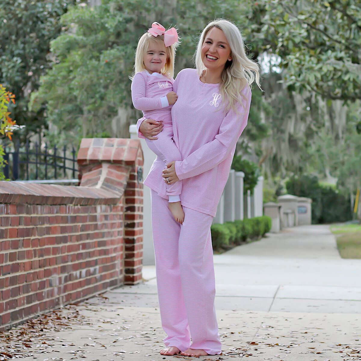 Pink Stripe Pajamas