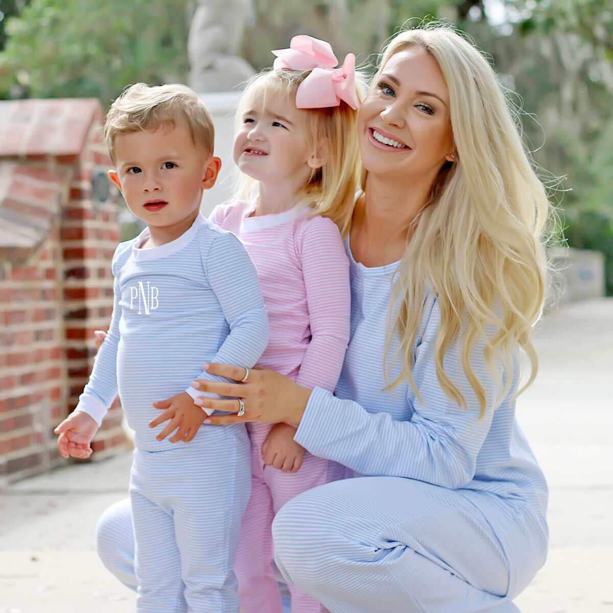 Light Blue Stripe Pajamas