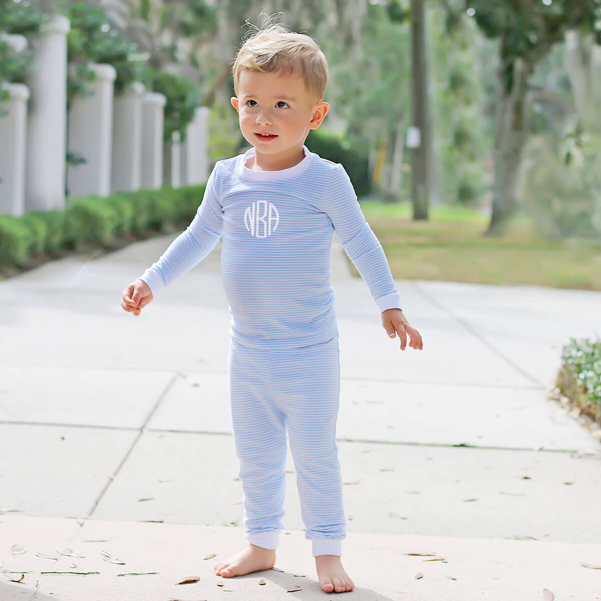 Light Blue Stripe Pajamas