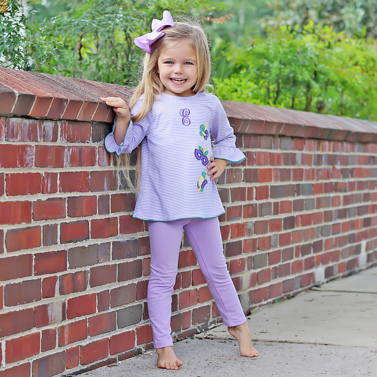 Mardi Gras Milly Legging Set