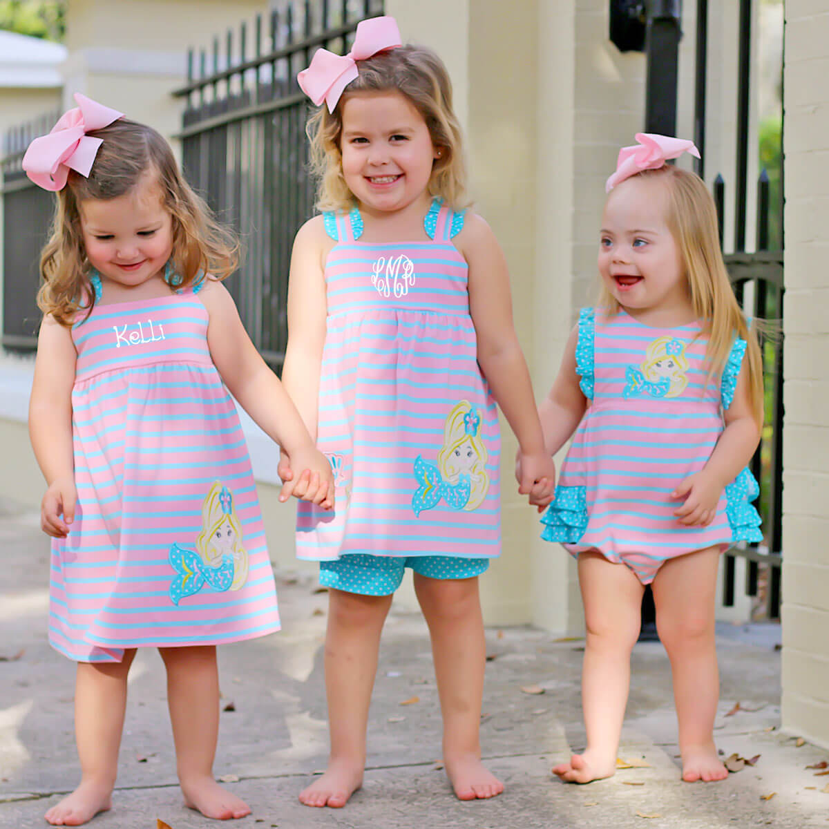 Under The Sea Mermaid Pink Knit Ruffle Bubble