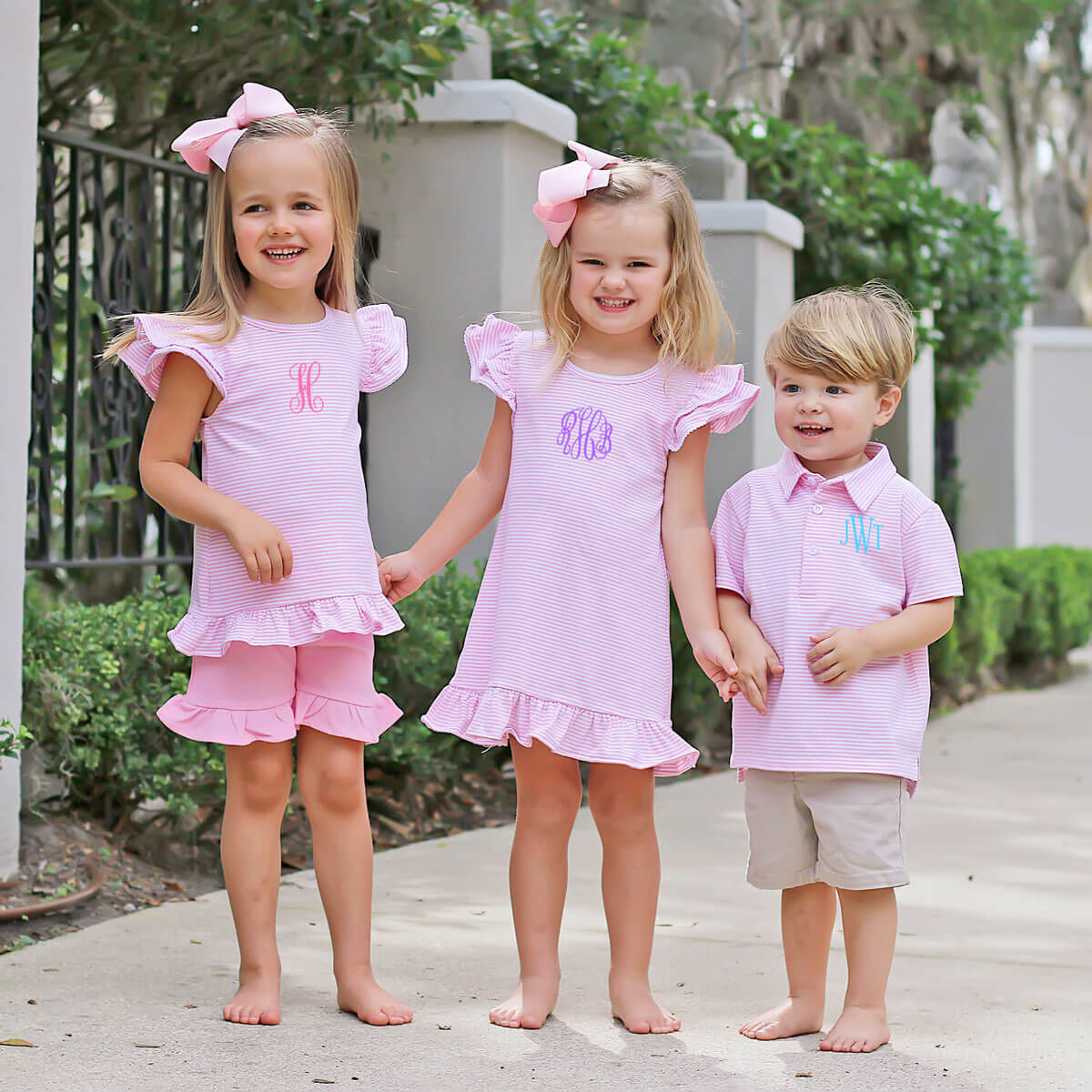 Polo Shirt Pink Stripe