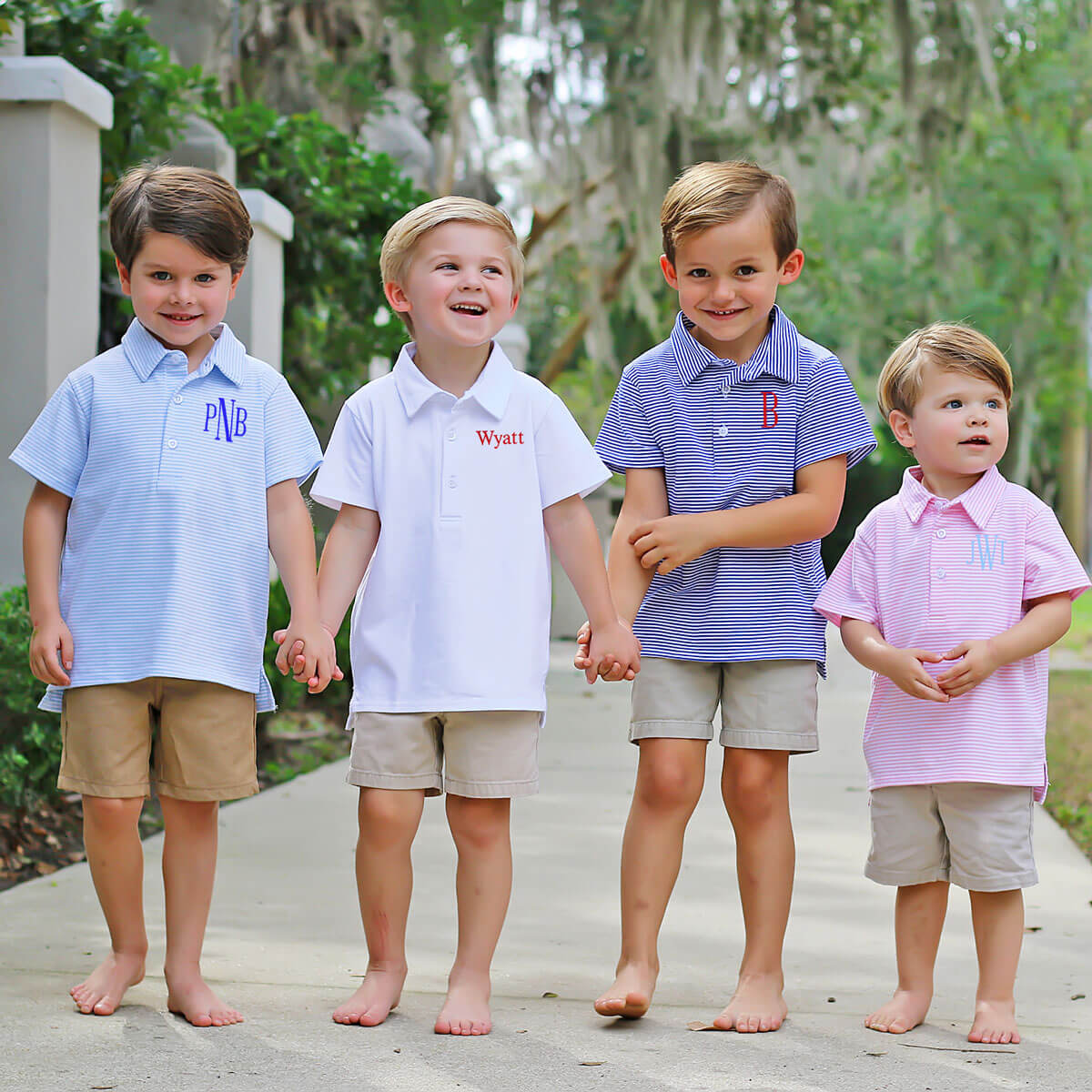 Royal Blue Stripe Polo Shirt
