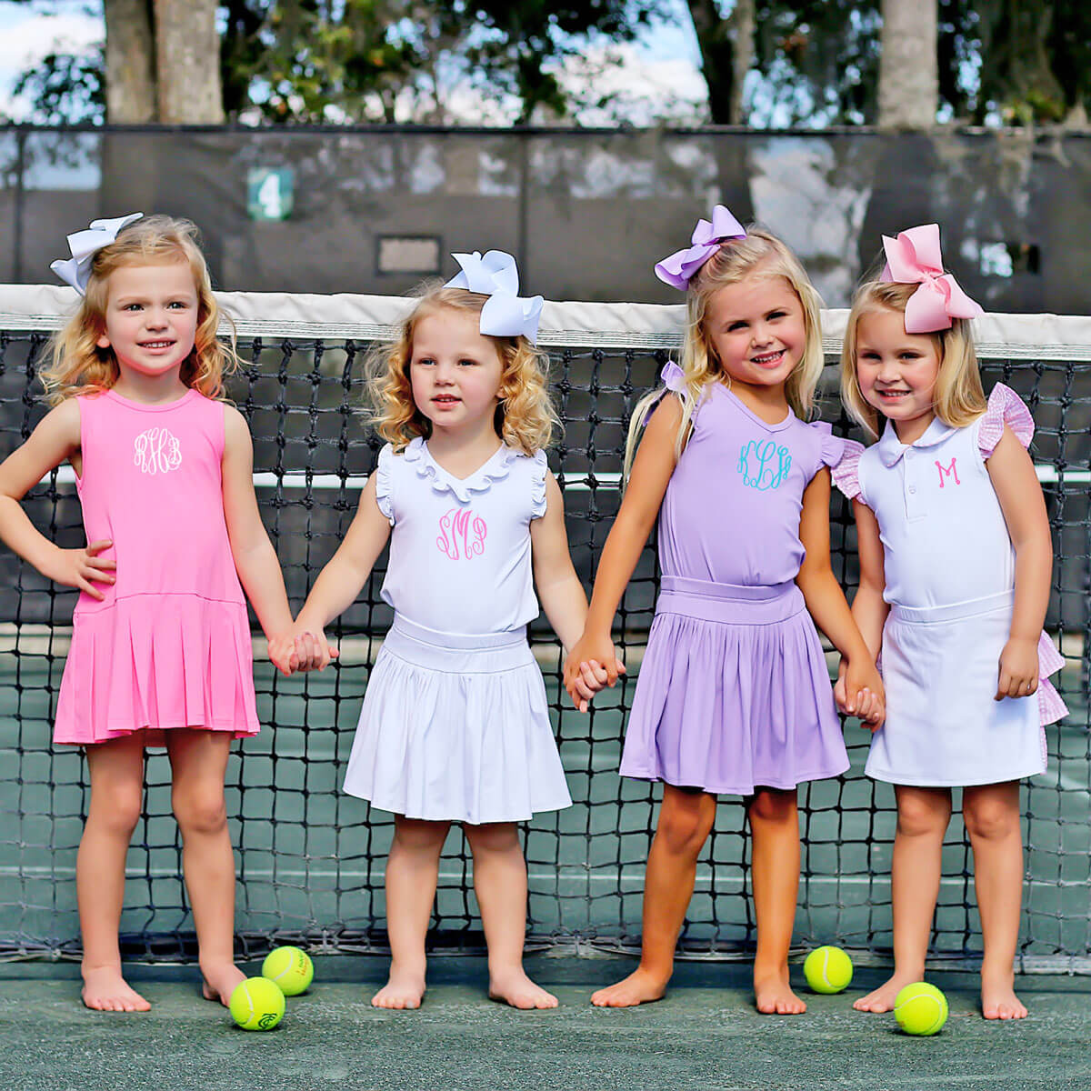 White Ruffle Tennis Skirt Set