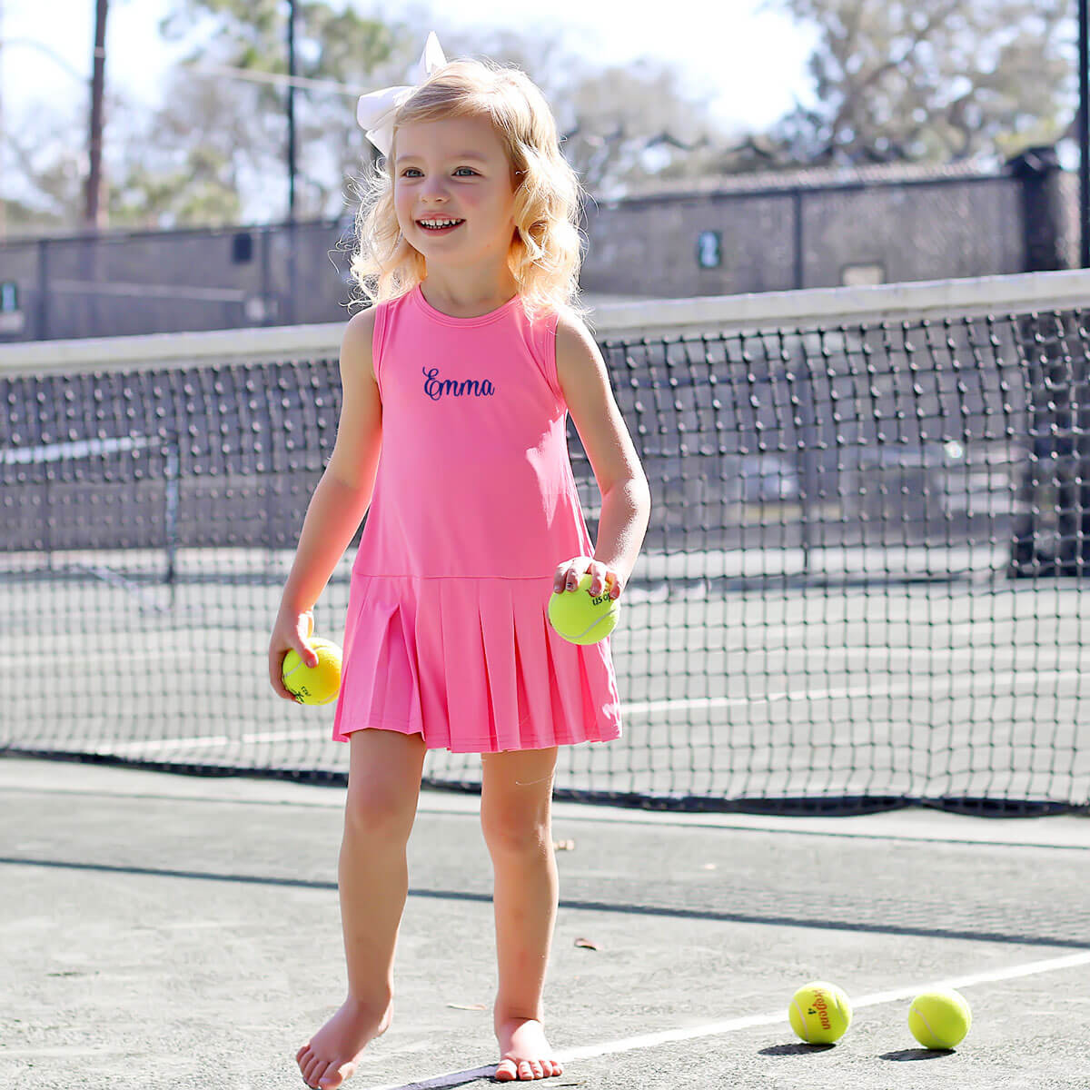 Hot Pink Tennis Dress