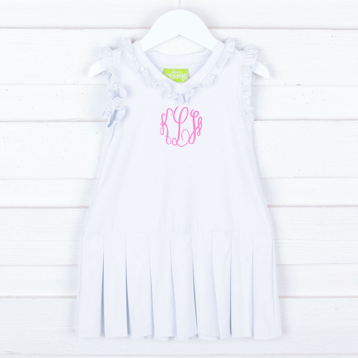 White Ruffle Tennis Dress