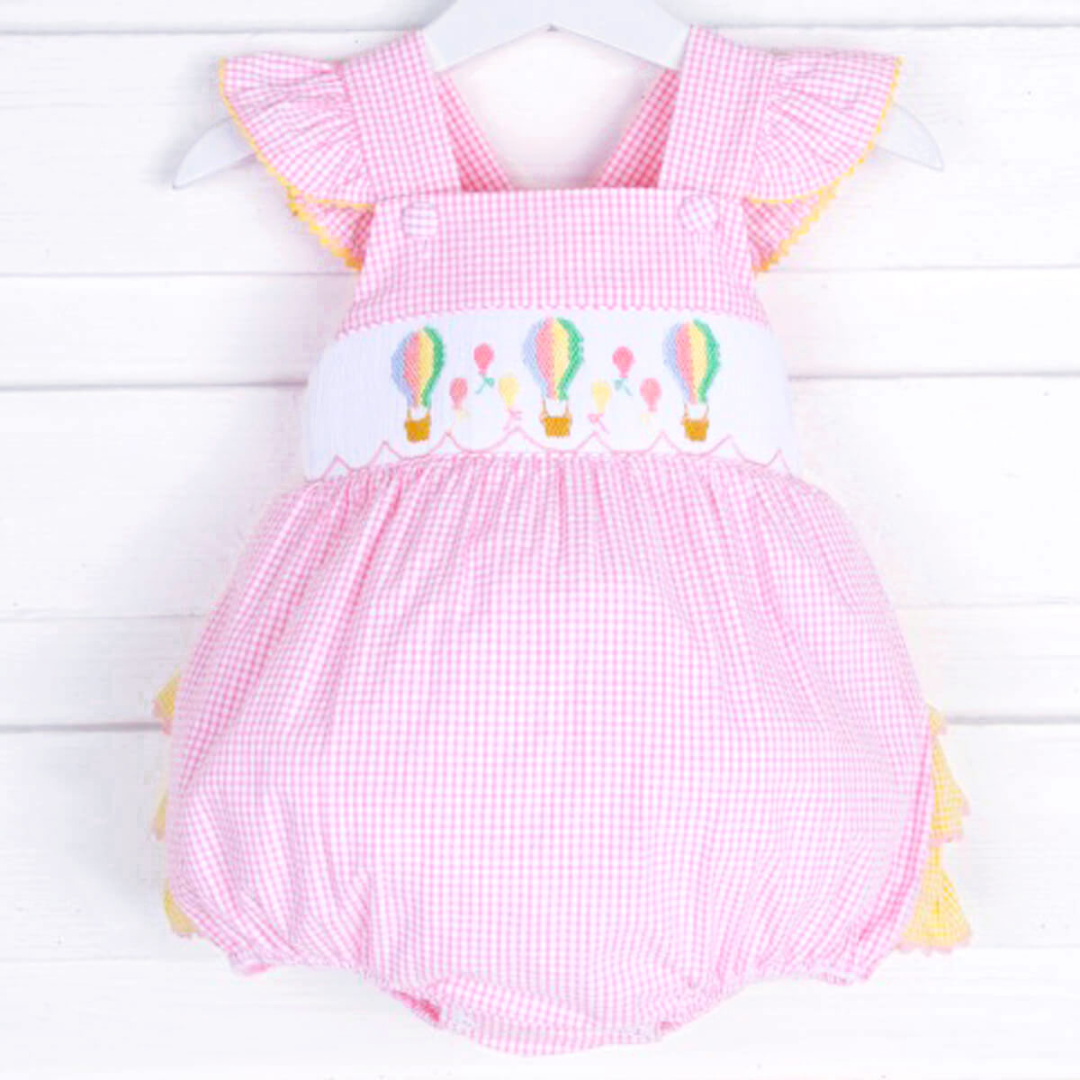 Hot Air Balloon Smocked Leah Bubble