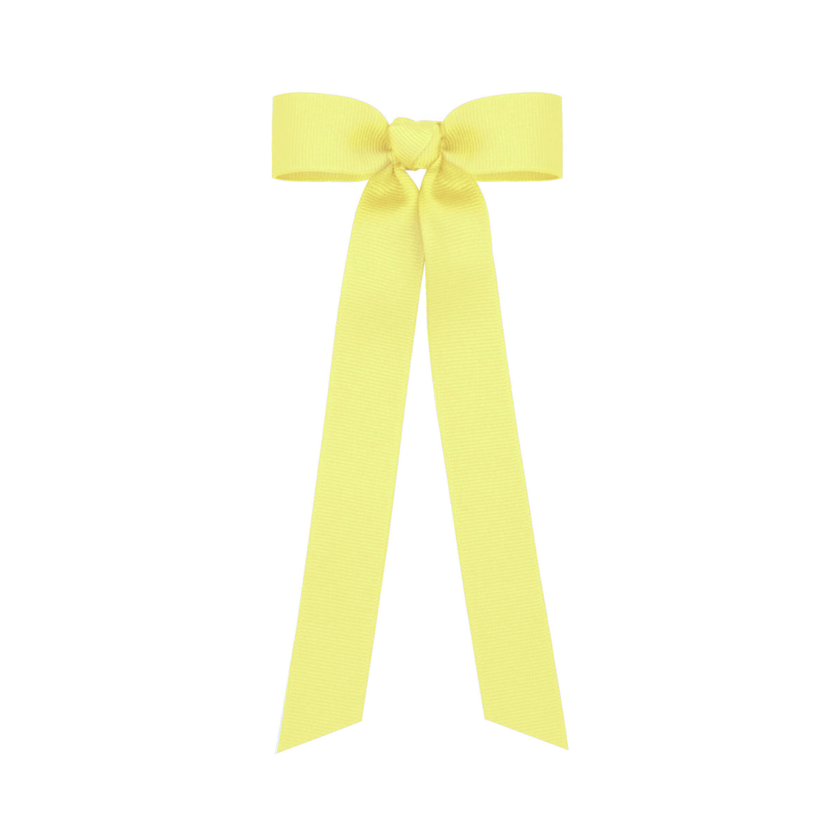 Grosgrain Hair Bowtie with Knot Streamer