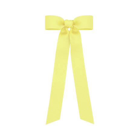 Grosgrain Hair Bowtie with Knot Streamer