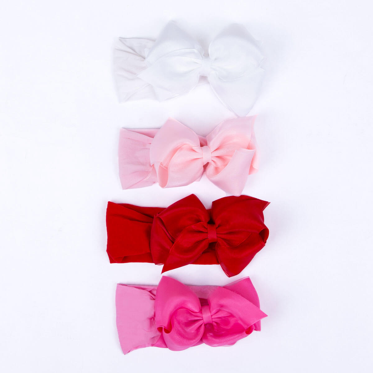 Mini King Organza Overlay Bow Baby Band