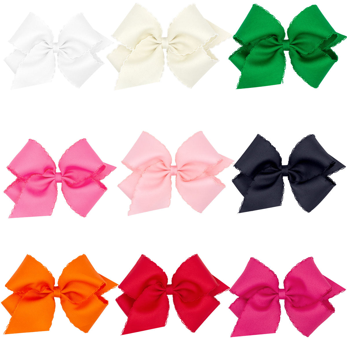 Monotone Moonstitch Bow