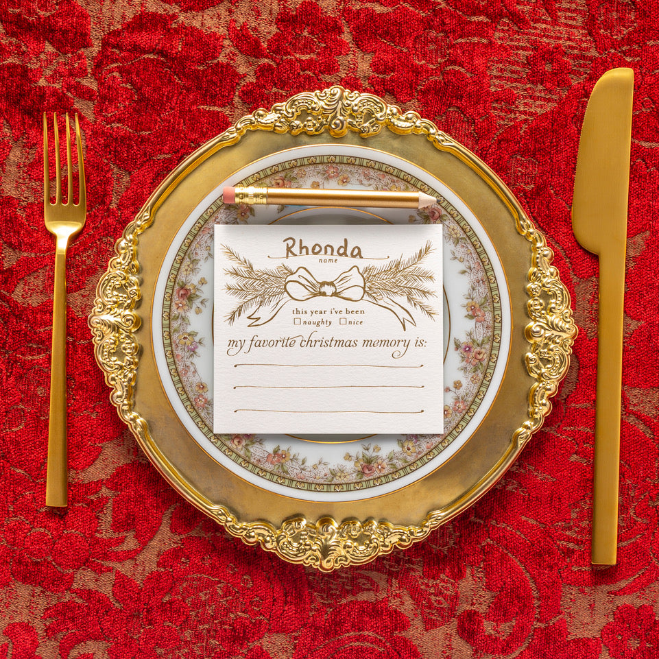 Christmas Place Cards (8 Pack)