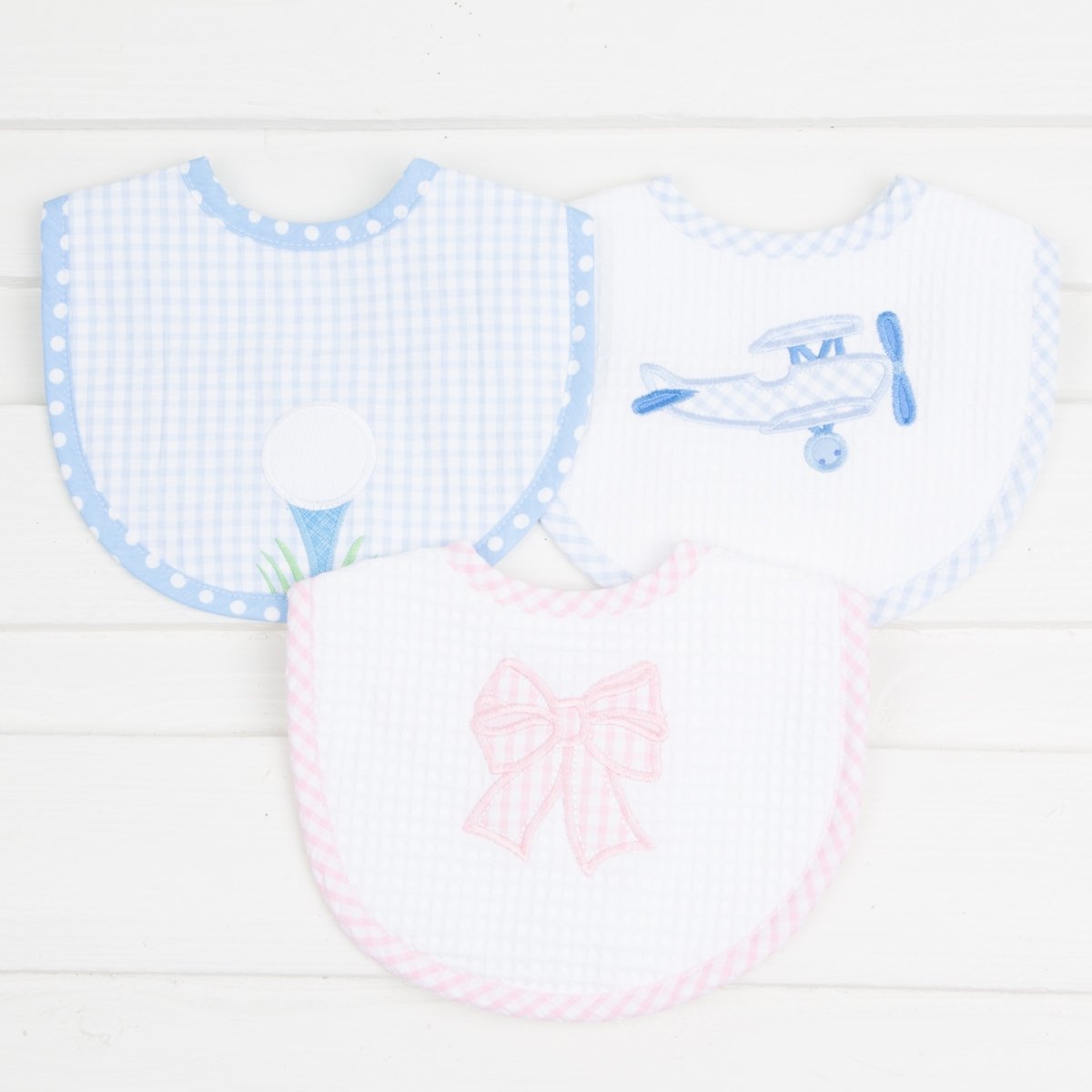 Applique Round Bib