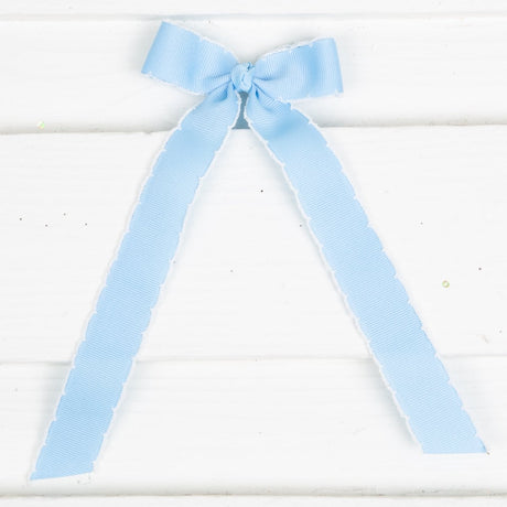 Mini Grosgrain Moonstitch Bow Streamer