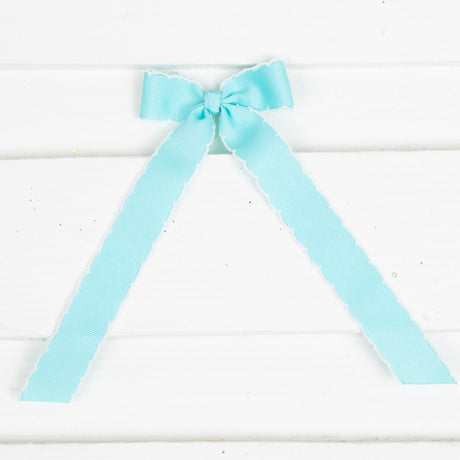 Mini Grosgrain Moonstitch Bow Streamer