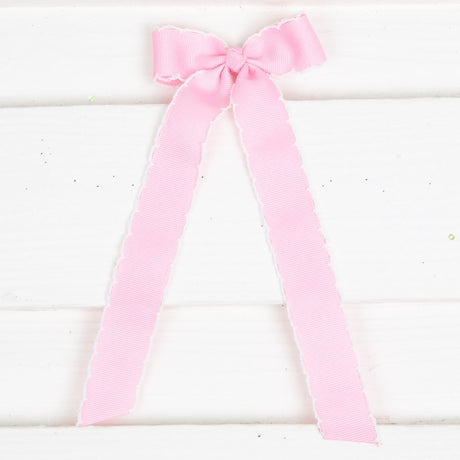 Mini Grosgrain Moonstitch Bow Streamer