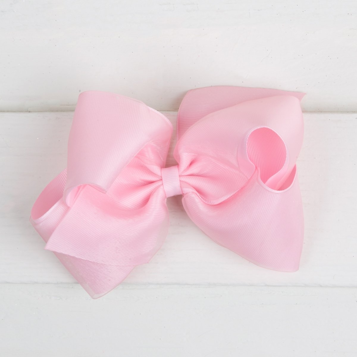 Organza Overlay Bow