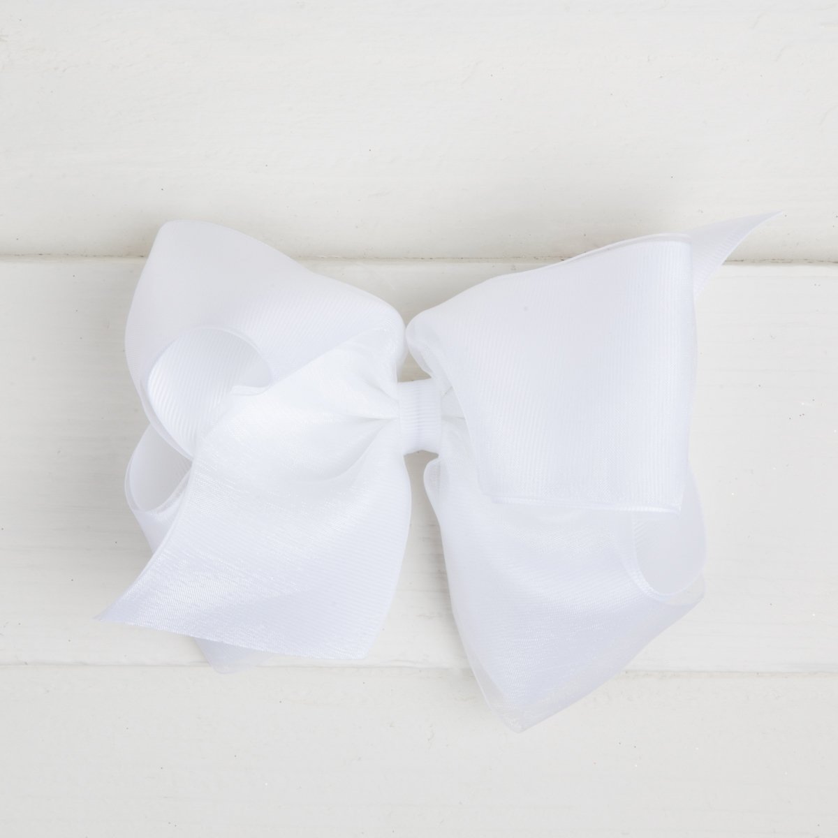 Organza Overlay Bow