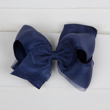 Organza Overlay Bow