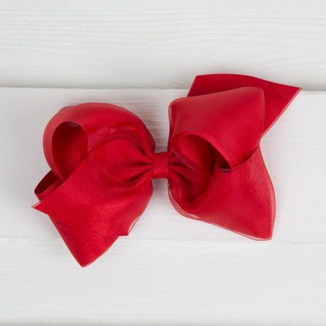 Organza Overlay Bow