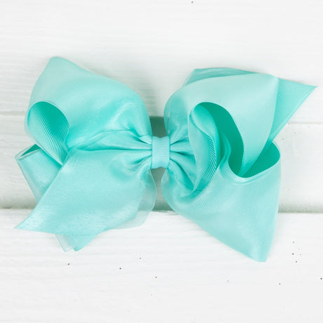 Organza Overlay Bow