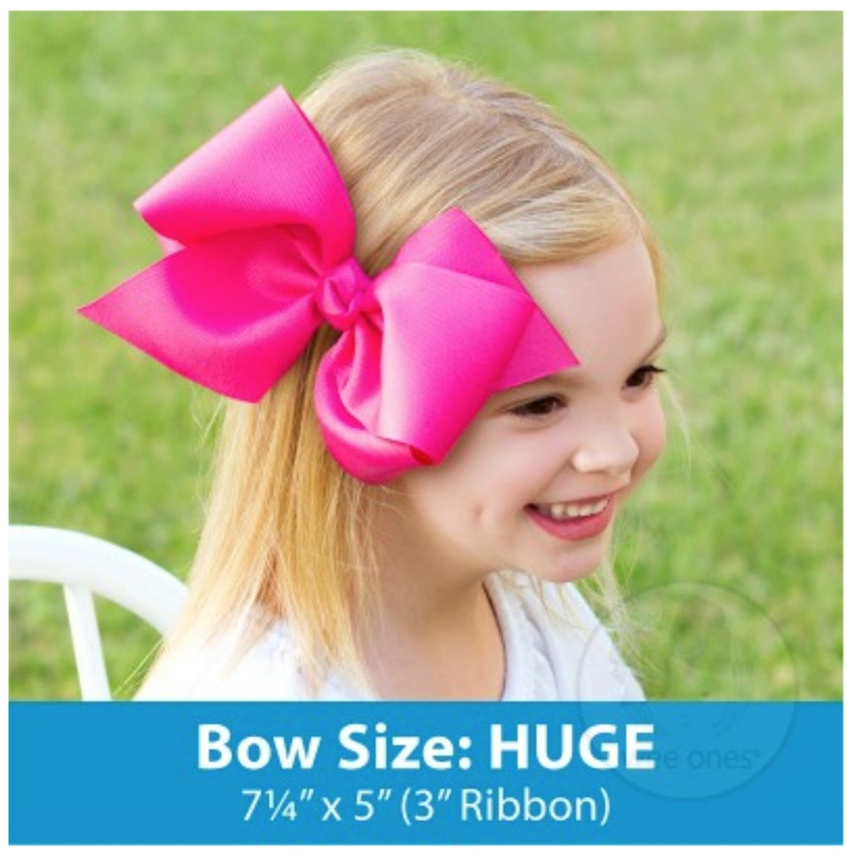 Seersucker Overlay Hair Bow